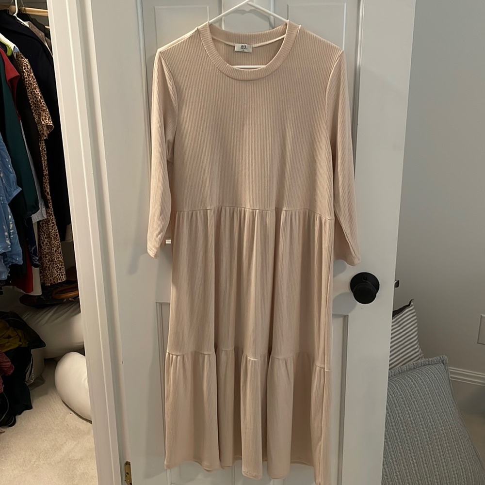 Pink Blush Maternity Knit Dress